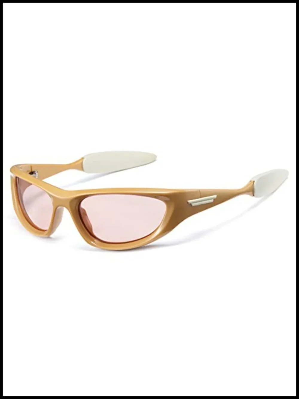 Wrap Around Oval Sunglasses UV400 Protection Sport Shades
